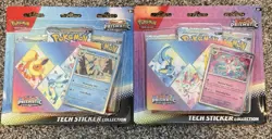 (2) Pokemon TCG Prismatic Evolutions Tech Sticker Collection Sealed X2 Lot - Image 1