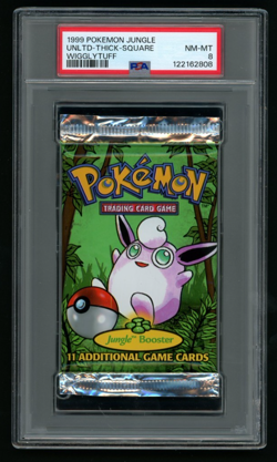 1999 Pokemon Jungle Unlimited Wigglytuff PSA Foil Booster Pack NM-MT! - Image 1