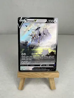 Pokemon TCG Arceus V SWSH204 2022 Figure Collection Black Star Promo Card NM - Image 1