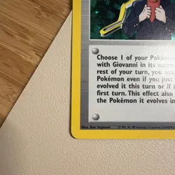 Giovanni 18/132 Gym Challenge Holo Rare Unlimited English Ken Sugimori 2000 - Image 2