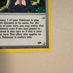 Giovanni 18/132 Gym Challenge Holo Rare Unlimited English Ken Sugimori 2000 - Image 3