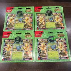 Lot Of 4 Pokemon Ascended Heroes 2 Pack Blister Erika's Tangela - Image 1