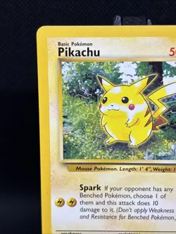 Pikachu 60/64 Jungle Set 1999 Vintage Pokemon Card LP - Image 2