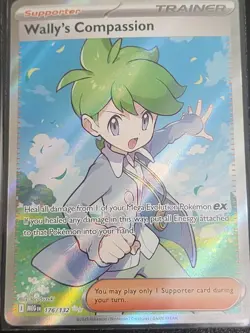The Pokemon Company Wally's Compassion 176/132 Me01 Trainer Ultra Rare Holo Eng… - Image 1