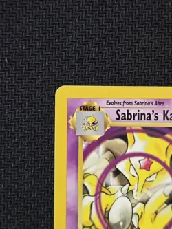 Sabrina's Kadabra 58/132 1st Edition Gym Challenge Vintage HP Pokemon - Image 3