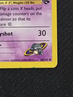 Sabrina's Kadabra 58/132 1st Edition Gym Challenge Vintage HP Pokemon - Image 5