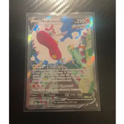 Pokemon Medicham V Ultra Rare Rapid Strike Full Art Holo 186/203 Evolving Skies - Image 1