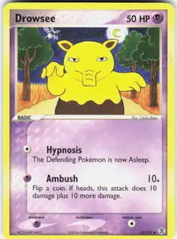 Drowzee 32/112 Uncommon FireRed & LeafGreen Pokemon LP - Image 1