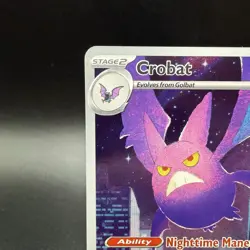 Crobat 093/086 Pokemon TCG ME04: Chaos Rising (CRI) Illustration Rare NM / MINT - Image 2