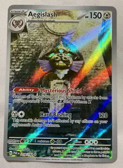 Pokemon Company Aegislash 210/182 SV04 Paradox Rift Illus Rare FA Holo ENG Clean - Image 3