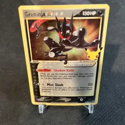 Pokemon Greninja Gold Star SWSH144 Celebrations Black Star Promo NM - Image 3