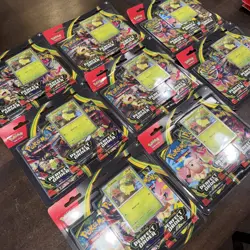 Lot of 8 - 3 Pack Blister (Chikorita) Perfect Order ME03 Pokemon TCG New Sealed - Image 1