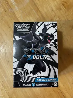 Pokemon TCG Black Bolt Booster Bundle Box - 6 Booster Packs Brand New Sealed - Image 1