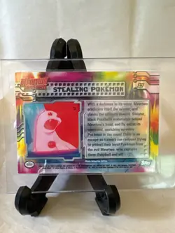 Pokemon TCG Stealing Pokemon Holo Foil Topps Mewtwo Strikes Back 27 - Image 3