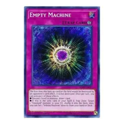 Empty Machine Yu-Gi-Oh! BLRR-EN027 1st Secret Rare - Image 1