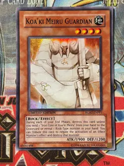 Yu-Gi-Oh! Koa'ki Meiru Guardian RGBT-ENP3 Limited Edition Super Rare VLP - Image 1