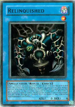 Relinquished - DB1-EN015 - Super Rare - Unlimited Edition - Damaged - Image 1