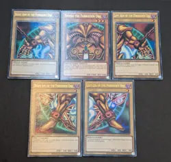 Yugioh YGLD Exodia Full Set Ultra Rare Unlimited Excellent Condition - Image 1