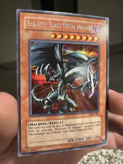 Red-Eyes Black Metal Dragon (Forbidden Memories) FMR-001 Yu-Gi- Oh! Video Game - Image 2