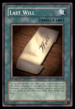 Yu Gi Oh! Last Will SYE 031 Starter Deck: Yugi Evolution 1st Edition Regular - Image 1