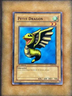 Yugioh Petit Dragon LOB-024 Common 1st Ed North American NM - Image 1
