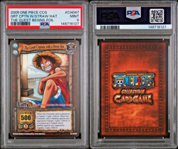2005 SHONEN JUMP'S VINTAGE LUFFY ONE PIECE THE QUEST BEGINS FOIL - CH47 PSA 9 - Image 3