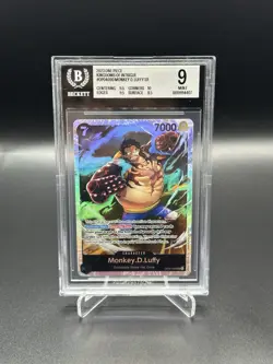 Monkey.D.Luffy OP04-090 SR - Kingdoms of Intrigue Foil - One Piece TCG - BGS 9 - Image 1