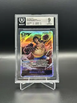 Monkey.D.Luffy OP04-090 SR - Kingdoms of Intrigue Foil - One Piece TCG - BGS 9 - Image 2