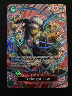 One Piece Trafalgar Law (SP) OP13-031 Adventure on Kami's Island Foil Alt Art - Image 1