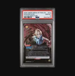2025 Union Arena FMA EDWARD ELRIC 2 Star Signature PSA 10 - Image 1