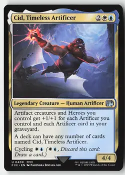 MTG - Cid, Timeless Artificer (0409) U FINAL FANTASY 409 LP-NM - Image 1