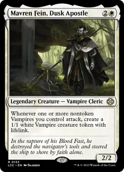 Mavren Fein, Dusk Apostle [The Lost Caverns of Ixalan Commander] Magic MTG - Image 1