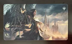 MTG Ultra Pro Playmat Seraph of the Scales Serialized /950 Magic Magali - Image 1