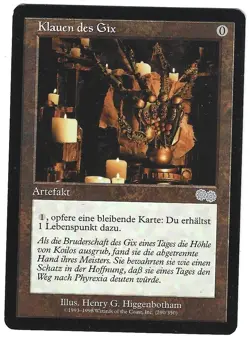 Klauen des Gix / Claws of - URZA's SAGA - deutsch (fine -) Lifegain *1998* - Image 1
