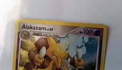 Alakazam 2/123 Pokemon Mysterious Treasures 2007 Holo Rare with Foil Bleed LP - Image 4