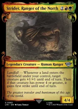 Strider, Ranger of the North - Foil - Showcase Scrolls x1 - Universe Beyond: The - Image 1