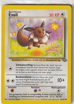 Pokemon Mappa Giungla Jungle No. 51/64 Evoli Tedesco - Image 1