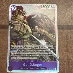 Gol D Roger OP13-064 SR Super Rare One Piece Carrying on His Will - Image 1