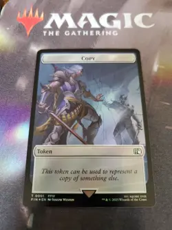 Mtg. Hero #0004 / Copy Double-Sided Token. Foil. Final Fantasy. Nm - Image 2