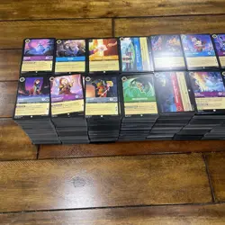 Disney Lorcana Bulk Lot 9000 Cards, C/U, Various Sets Never Played - Image 2