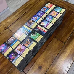 Disney Lorcana Bulk Lot 9000 Cards, C/U, Various Sets Never Played - Image 5