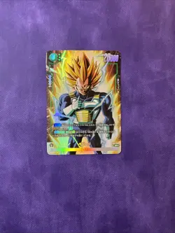 Dragon Ball Super Card Game Fusion World - Vegeta SR Japanese Art FB01-096 - Image 1