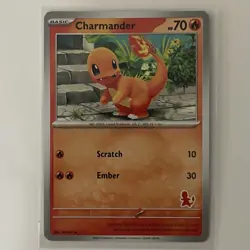 NMT Pokemon TCG Charmander My First Battle Regular Basic Fire Type Card - Image 1