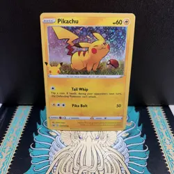 Pokemon General Mills 25th Anniversary Pikachu #SWSH039 Black Star Promo Card - Image 1