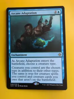 Arcane Adaption. Rare Enchantment Magic the Gathering Card. - Image 1