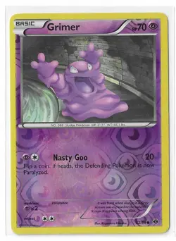 Grimer 52/99 Reverse Holo Next Destinies Black & White B&W Pokemon TCG Card NM - Image 1