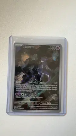 Pokemon Mewtwo 052 Sv: Scarlet & Violet Promo 2023 Holo 130 HP Psychic Card - Image 1