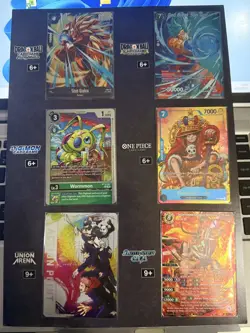 One Piece Convention Exclusive Foil New Bandai Card Fest Set Luffy P-043 Promo - Image 1