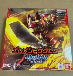 Digimon card game Booster pack Element Successor Box BT-18 Japanese NEW - Image 1