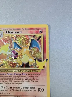 Charizard Holo 4/102 - Celebrations: Classic Coll. - Pokemon Card TCG - NM - Image 3